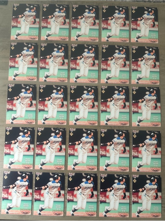 Topps Other - Shohei Ohtani Rookie Lot of (25) BBM Novelty Cards. Japan Nippon Ham Fighters.